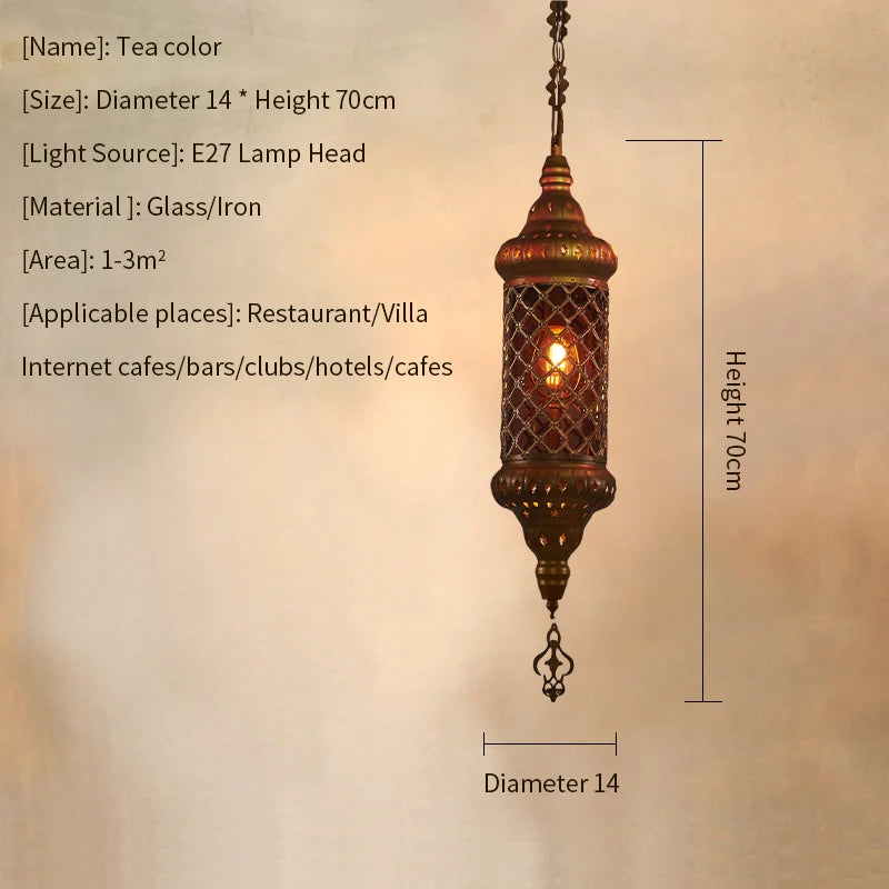 Bazaar Jewel — Turkish Mosaic Pendant Lamp | Tiffany Style