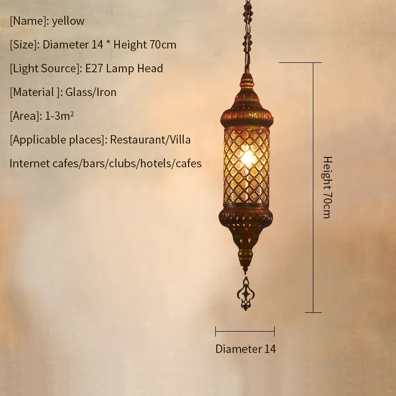 Bazaar Jewel — Turkish Mosaic Pendant Lamp | Tiffany Style