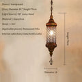 Bazaar Jewel — Turkish Mosaic Pendant Lamp | Tiffany Style
