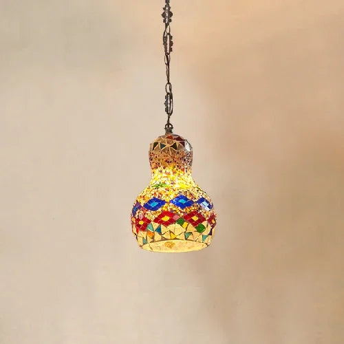 Wandering Gourd — Mosaic Glass Pendant Lamp