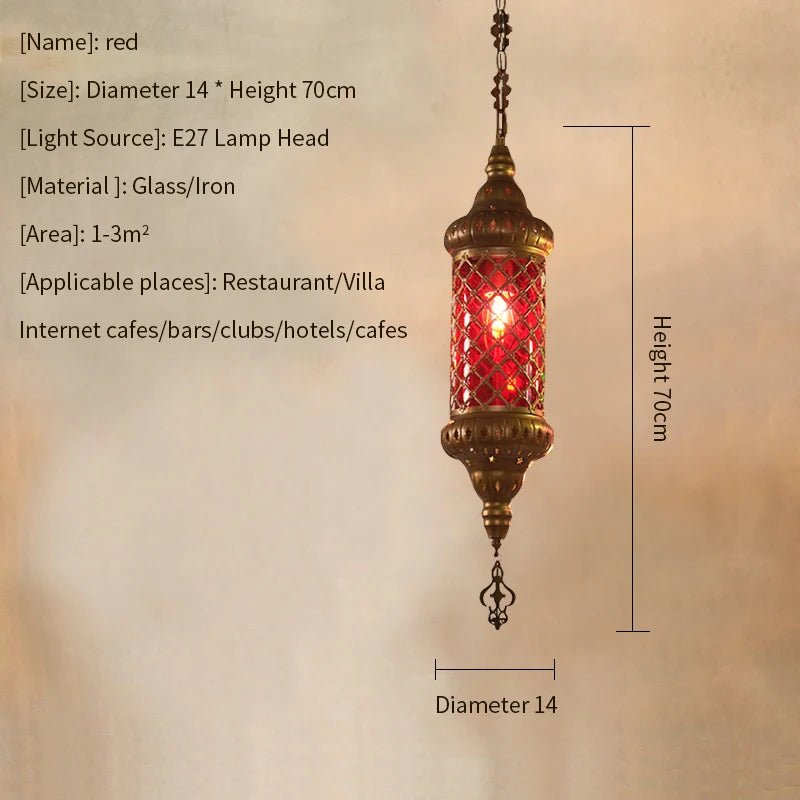 Bazaar Jewel — Turkish Mosaic Pendant Lamp | Tiffany Style